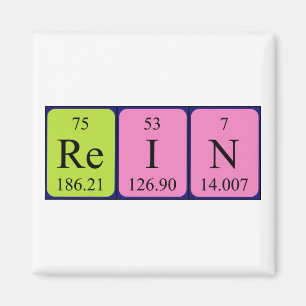 Rein periodic table name magnet