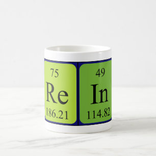 Rein periodic table name mug