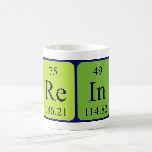 Rein periodic table name mug (Center)