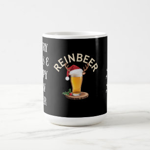 Reinbeer Christmas Sweater Funny Holiday Beer Gift Coffee Mug