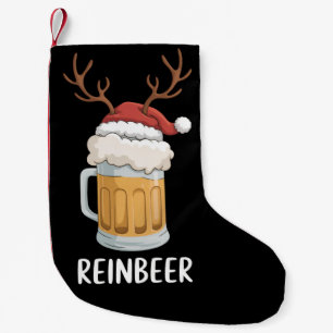 Reinbeer Funny Couples Christmas Matching Holiday  Small Christmas Stocking
