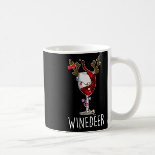 Reinbeer Winedeer Beer Wine Reindeer Christmas Xma Coffee Mug