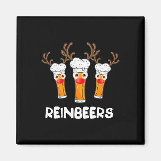 Reinbeers Funny Reindeer Beer Christmas Drinking X Magnet