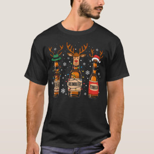 Reinbeers Funny Reindeer Beer Christmas Drinking X T-Shirt