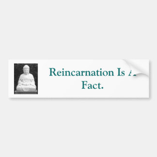 Reincarnation Is A Fact. Bumper Sticker