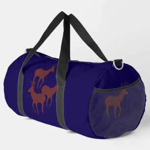 Reindeer 3 Athletic Gym Carry On Dk Blue  Duffle Bag