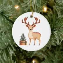 REINDEER AND A GIFT BO