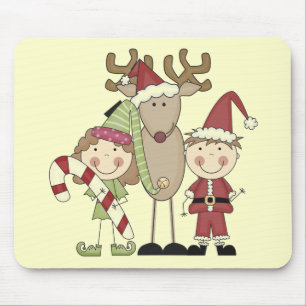 Reindeer and Elves T-shirts and Gifts Mouse Pad