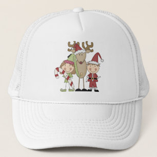 Reindeer and Elves T-shirts and Gifts Trucker Hat