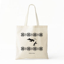 Reindeer Attack Tote