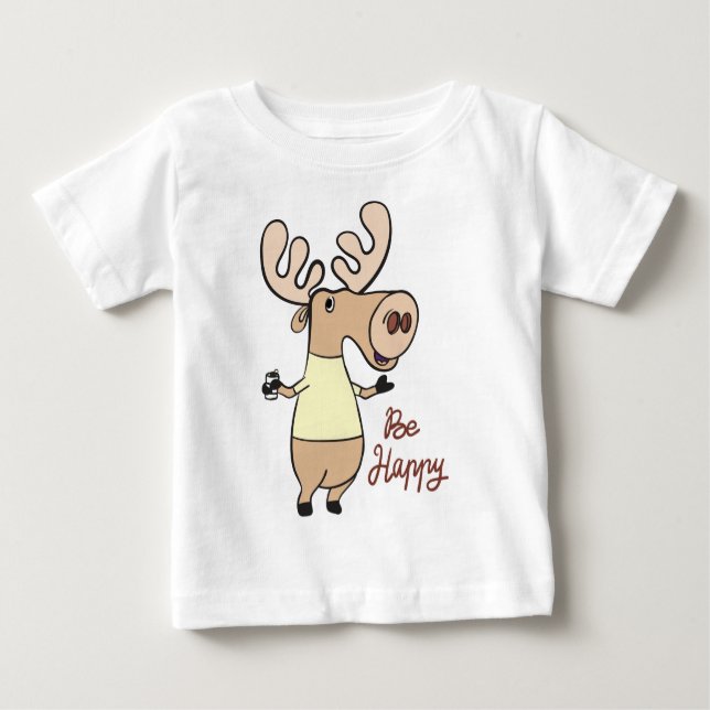 Reindeer baby  baby T-Shirt (Front)