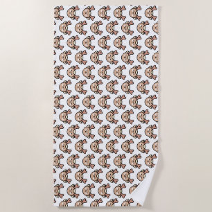 reindeer beach towel
