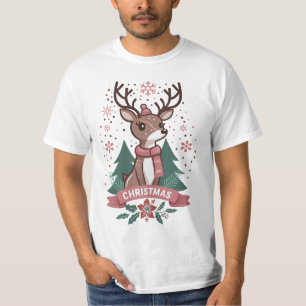 Reindeer Boy, Merry Christmas T-Shirt