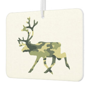 Reindeer / Caribou Woodland Camouflage / Camo Car Air Freshener