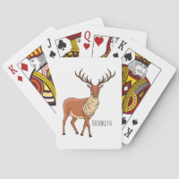 Reindeer cartoon illustration