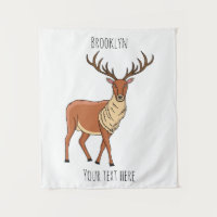 Reindeer cartoon illustration