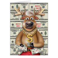 Reindeer Cash Santa Bucks Funny Money Holiday