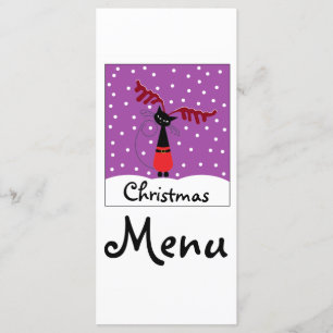 Reindeer Cat Christmas Menu