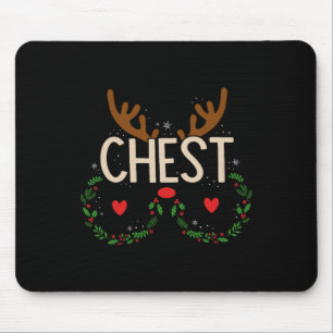 Reindeer Chest Nuts Matching Chestnuts Christmas C Mouse Pad
