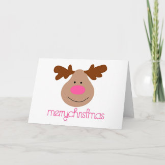 Reindeer Christmas Card