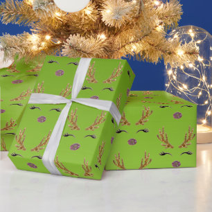 Reindeer Christmas Happiness Wrapping Paper