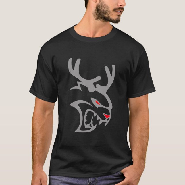 Reindeer Christmas Hellcat Essential T-Shirt (Front)