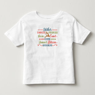 Reindeer Christmas Holiday Toddler T-Shirt