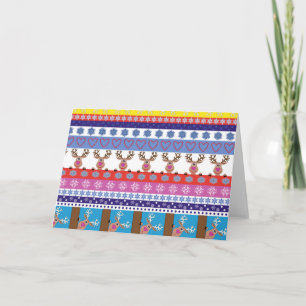 reindeer christmas invitation