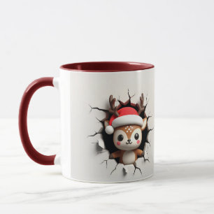 Reindeer Christmas Mug