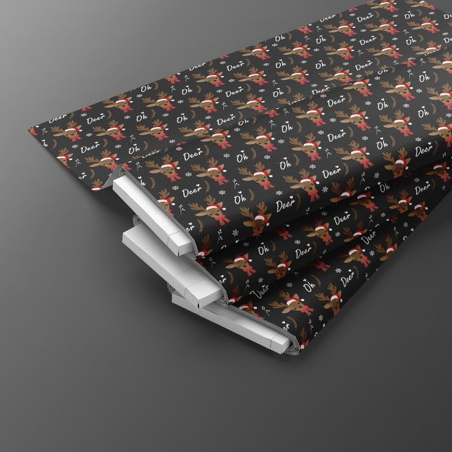 Reindeer Christmas Oh Deer Seamless Pattern Fabric (Creator Uploaded)