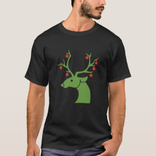 Reindeer Christmas Ornament T-Shirt