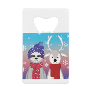 reindeer christmas sloth