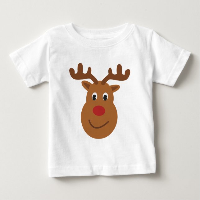 Reindeer Christmas T-shirt (Front)