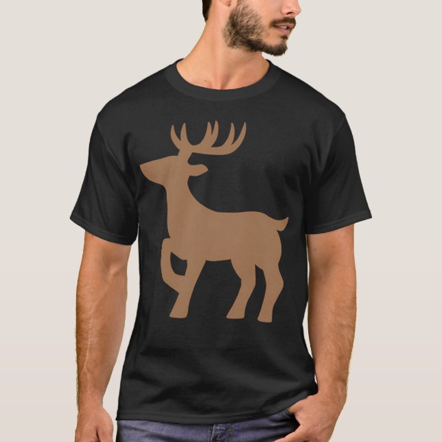 Reindeer Christmas T-Shirt (Front)