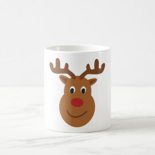 Reindeer Christmas T-shirt Coffee Mug