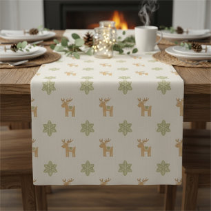 Reindeer Christmas Table Runner Holiday