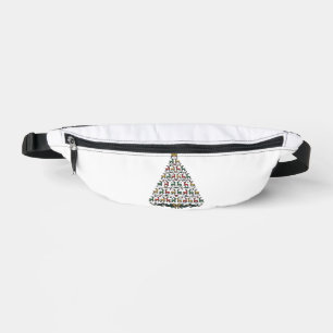 Reindeer Christmas Tree Vintage Engraving Shirt_1 Bum Bags