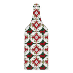 Reindeer Circles-1-CUTTING BOARD PADDLE