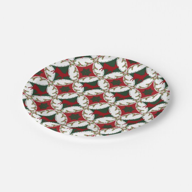Reindeer Circles-2-PAPER PLATES (Angled)