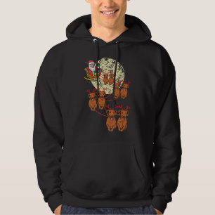 Reindeer Dachshund Santa Christmas Pet Weiner Dog Hoodie