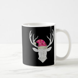 Reindeer Deer Nk Camo Santa Hat Christmas Pajama H Coffee Mug