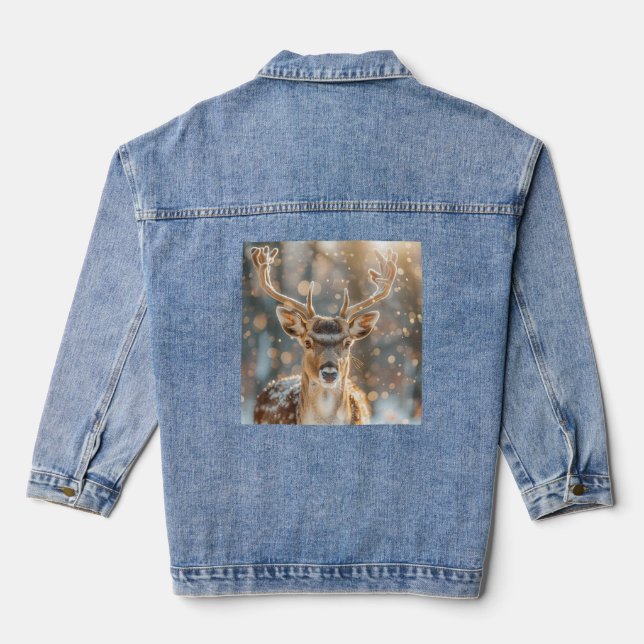 Reindeer Denim Jacket (Back)