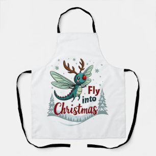 Reindeer Dragonfly Apron