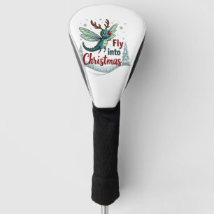 Reindeer Dragonfly Golf Head Cover