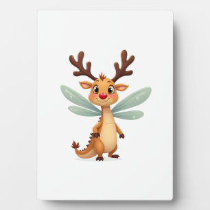 Reindeer Dragonfly Plaque