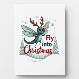 Reindeer Dragonfly Plaque