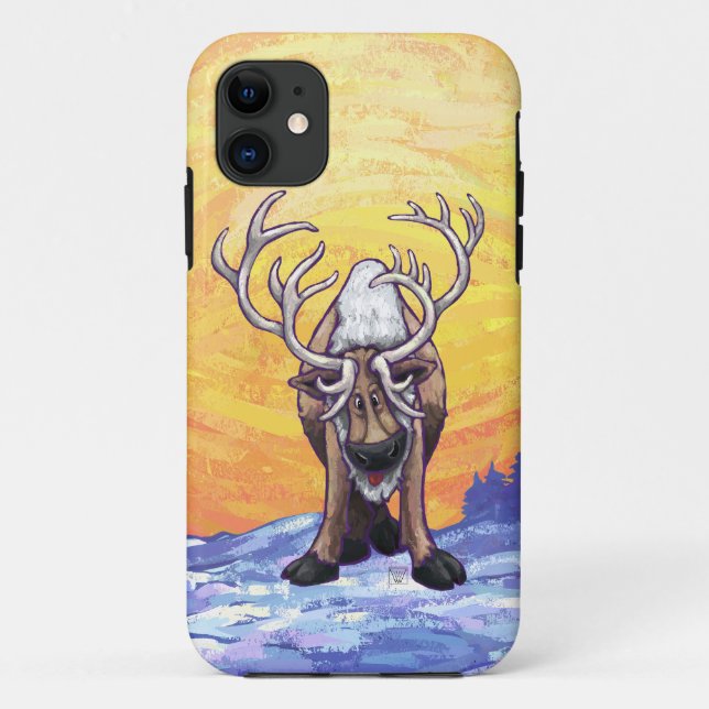 Reindeer Electronics Case-Mate iPhone Case (Back)