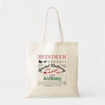Reindeer Express Special Delivery Tote Bag