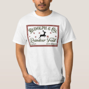 Reindeer Feed Store Christmas Men's T-Shirt
