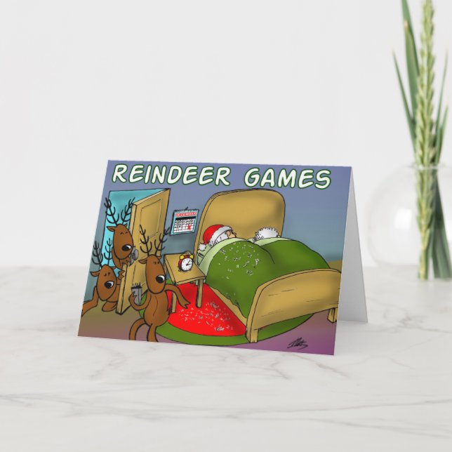 reindeer games 2 holiday card (Front)